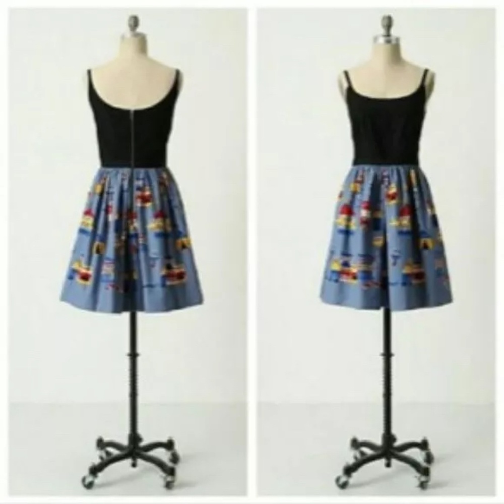 Anthropologie Anna Sui Carnival Dress size 4 EUC